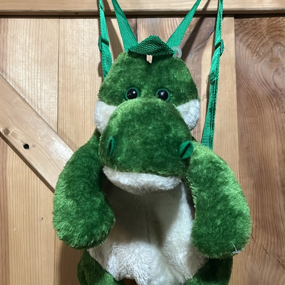 Calplush dinosaur backpack has adjustable straps in great condition - Picture 2 of 11